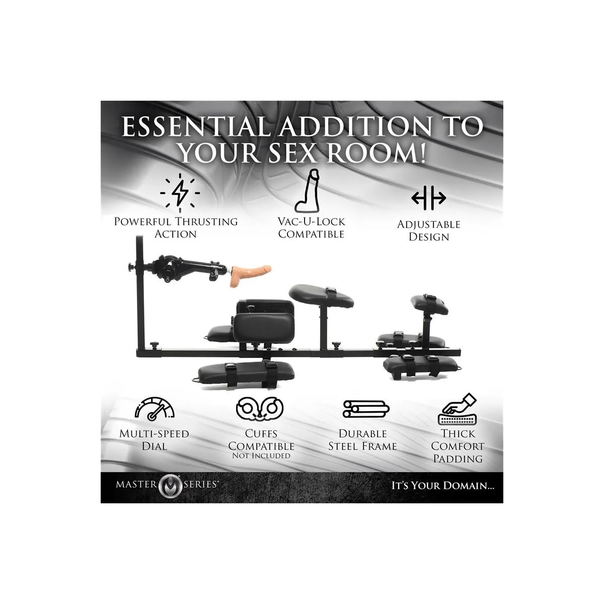 Subversion Deluxe Stockade mit Sexmaschine von Master Series | Fesselliebe.de