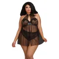 Babydoll Dr11796 Schwarz von Dreamgirl