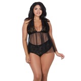 Babydoll Dr12190 Schwarz von Dreamgirl | Fesselliebe.de
