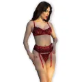 Dessous-Set Cr4607 Rot von Chilirose