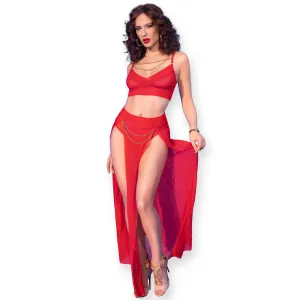 Top + Rock In Rot Cr4850 von Chilirose