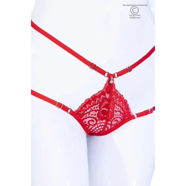 String Cr4387 Rot von Chilirose | Fesselliebe.de