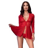 Negligee Cr4469 Rot von Chilirose | Fesselliebe.de