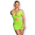 Nahtloses Minikleid Cr4671 Neongrün von Chilirose