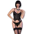 Corsagen-Set Cr4623 Schwarz von Chilirose
