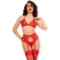 Dessous-Set Cr4848 Rot von Chilirose