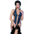Body Cr4479 Schwarz/Blau von Chilirose