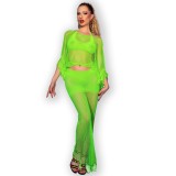 Lingerie-Set Cr4666 Neongrün von Chilirose | Fesselliebe.de