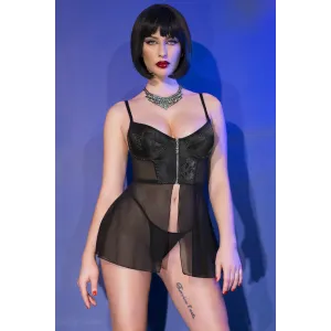 Corsagen-Set Cr4612 Schwarz von Chilirose | Fesselliebe.de