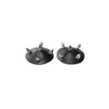 Nippelabdeckungen Cr4208 Schwarz/Silber von Chilirose | Fesselliebe.de