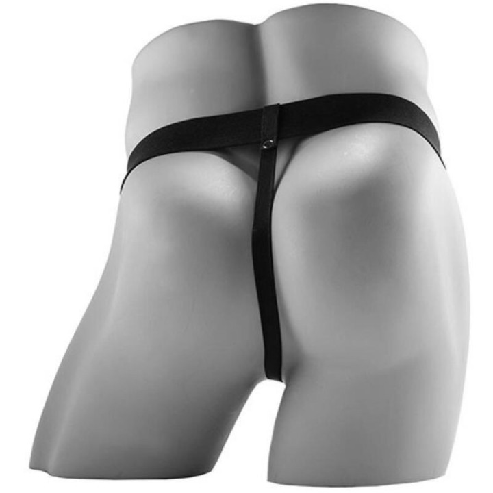 Realistischer, Vibrierender Hohl-Strap-On mit Hoden, 17,8 cm von Fetish Fantasy Series