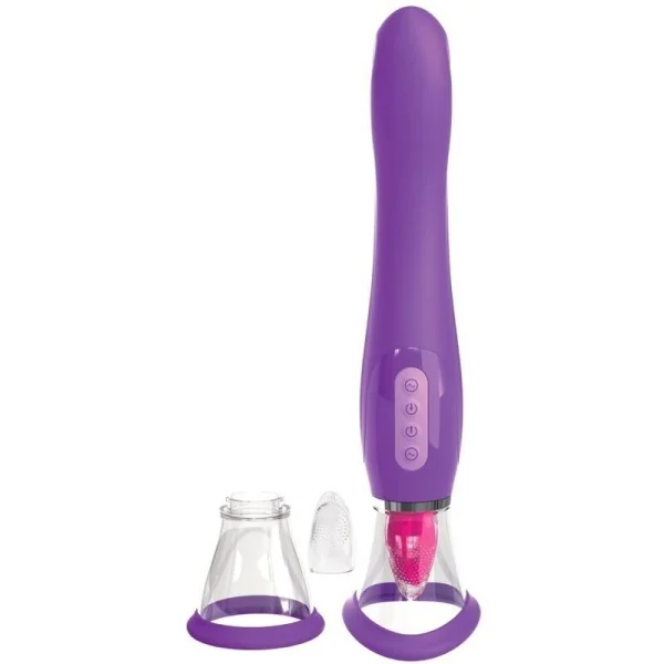 Klitorisauger Violet, der Die Zunge Stimuliert von Fantasy For Her