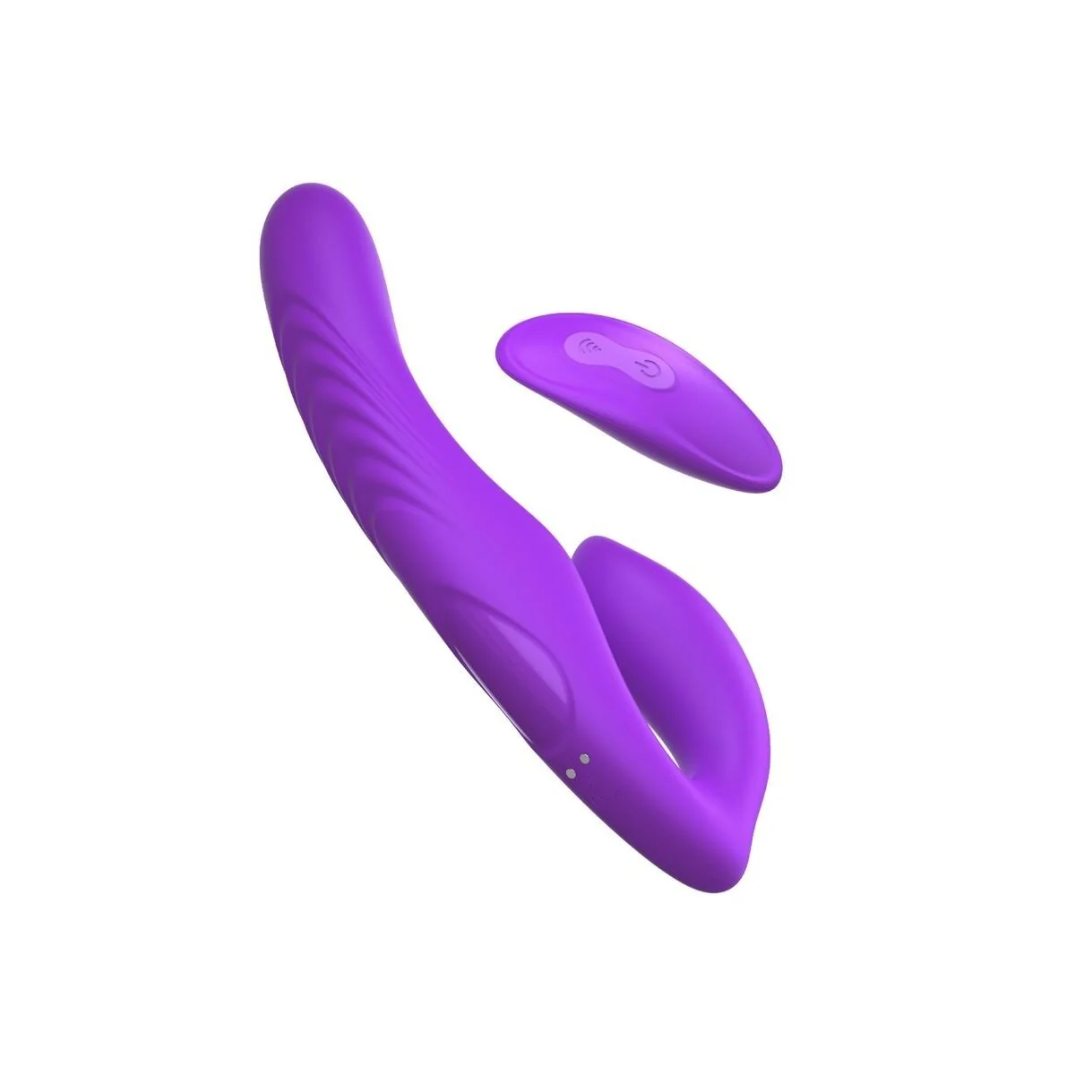 Fantasy For Her – Doppelpenetrationsvibrator mit Fernbedienung, 9 Violette Stufen von Fantasy For Her