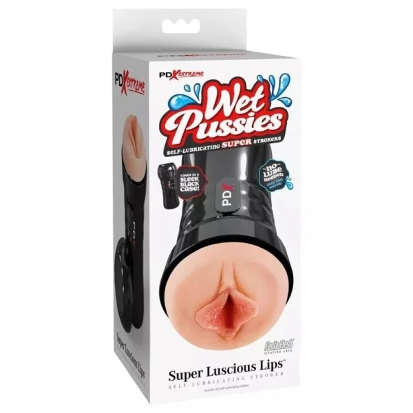 Realistischer Selbstschmierbarer Masturbator mit Super Leckeren Lippen von Pdx Extreme