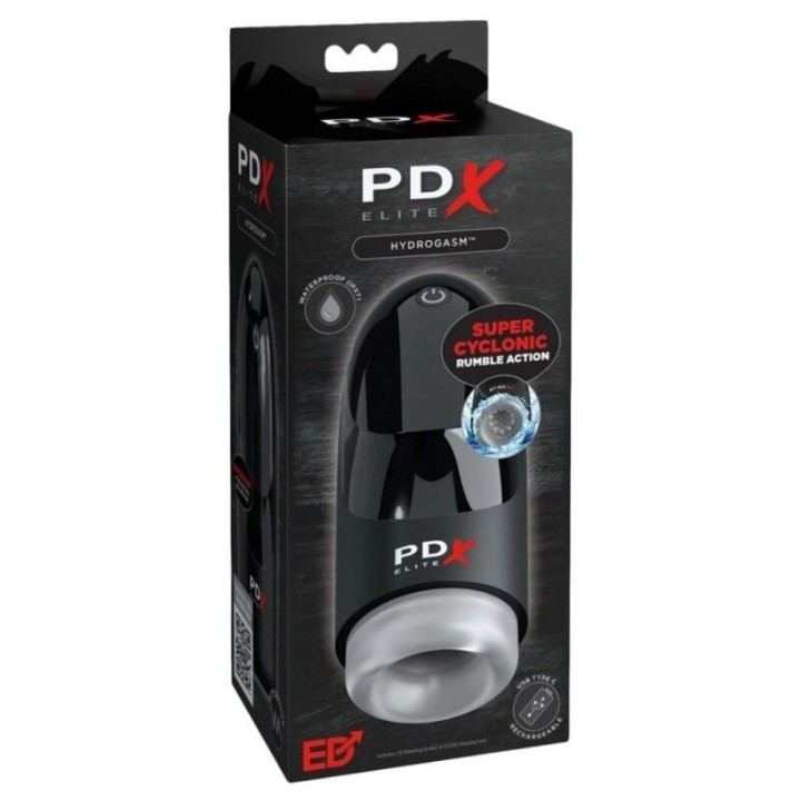 Hydrogasm Zyklonischer Vibrationsmasturbator 20 cm von Pdx Elite