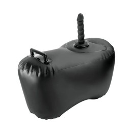 aufblasbarer Liebessitz Body Dock mit Dildo 69,2 cm Schwarz von Fetish Fantasy Series