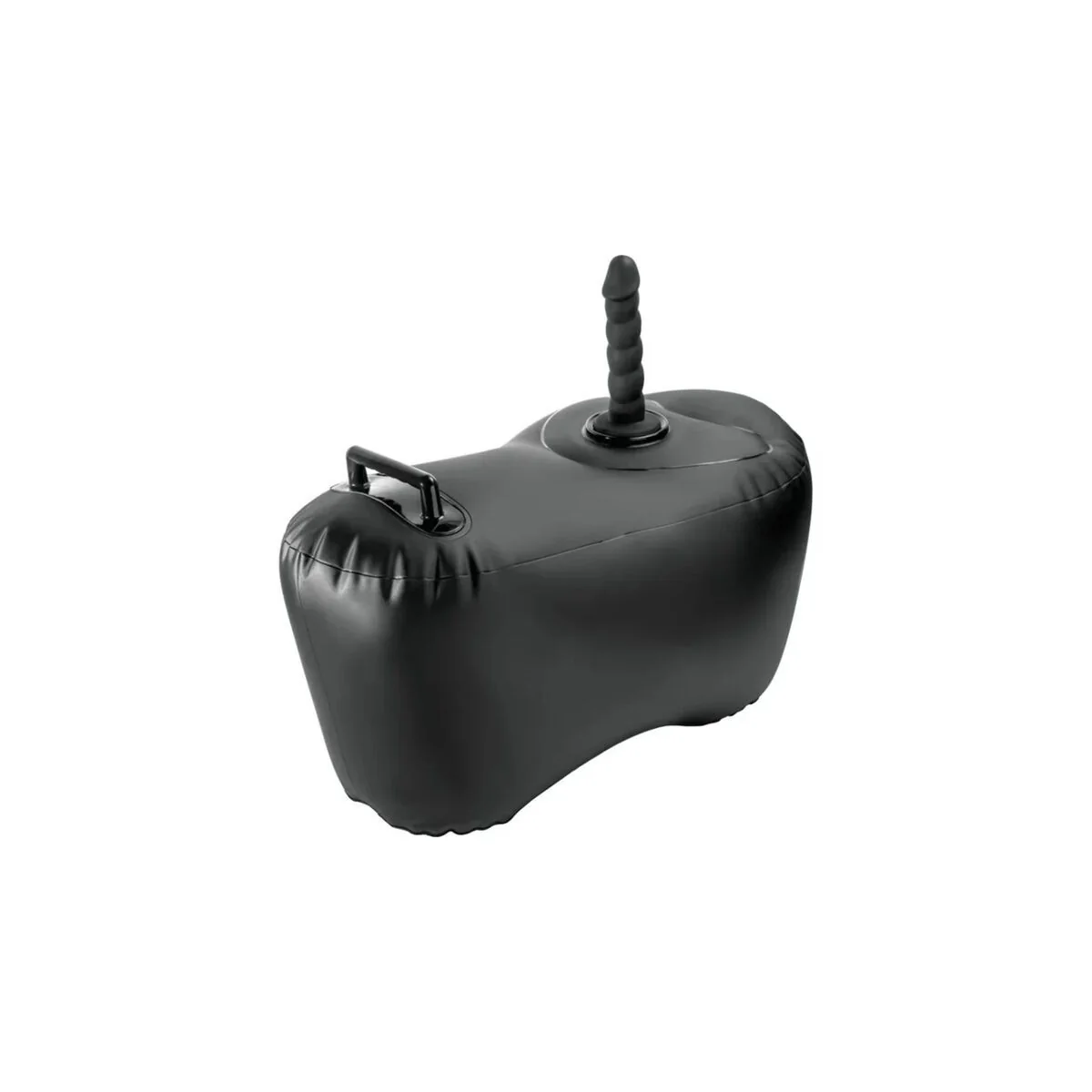 aufblasbarer Liebessitz Body Dock mit Dildo 69,2 cm Schwarz von Fetish Fantasy Series
