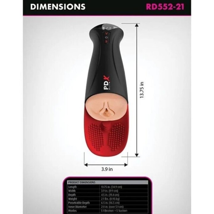 Fuck-O-Matic Pro Xl Automatischer Masturbator 42 cm von Pdx Elite