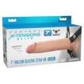 17,8 cm Hohl-Silikon-Strap-On von Fantasy X-Tensions