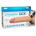 20,3 cm Hohl-Silikon-Strap-On von Fantasy X-Tensions