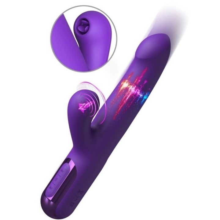 Super Sonix Thruster Rabbit Vibrator Lila von Fantasy For Her