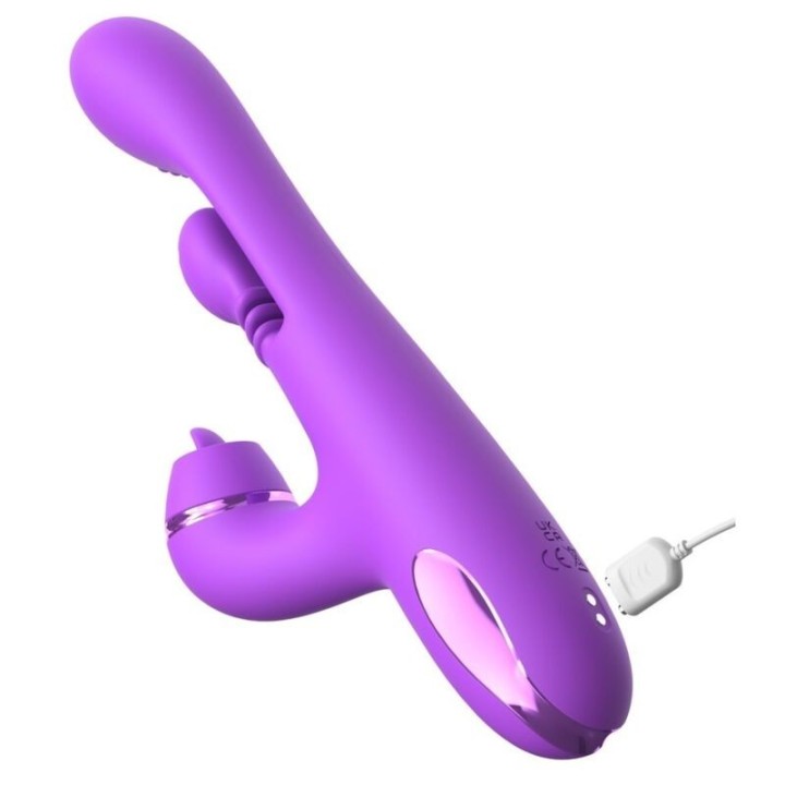 Intimotion Pulse Pro Vibe Rabbit Vibrator Lila von Fantasy For Her