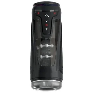 Moto-Bator Pro Thrusting Stroker Automatischer Vibrations- und Wärme-Masturbator 26,5 cm von Pdx Elite