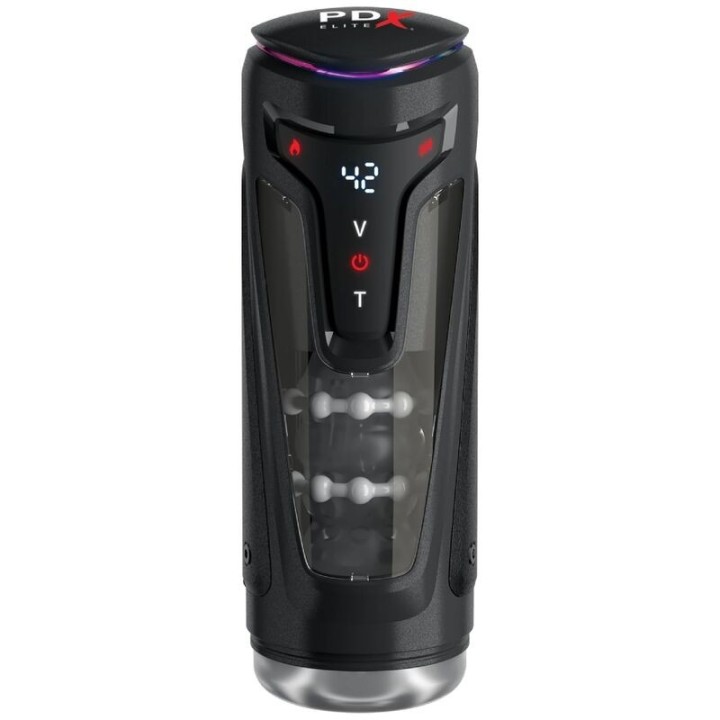 Moto-Bator Pro Thrusting Stroker Automatischer Vibrations- und Wärme-Masturbator 26,5 cm von Pdx Elite