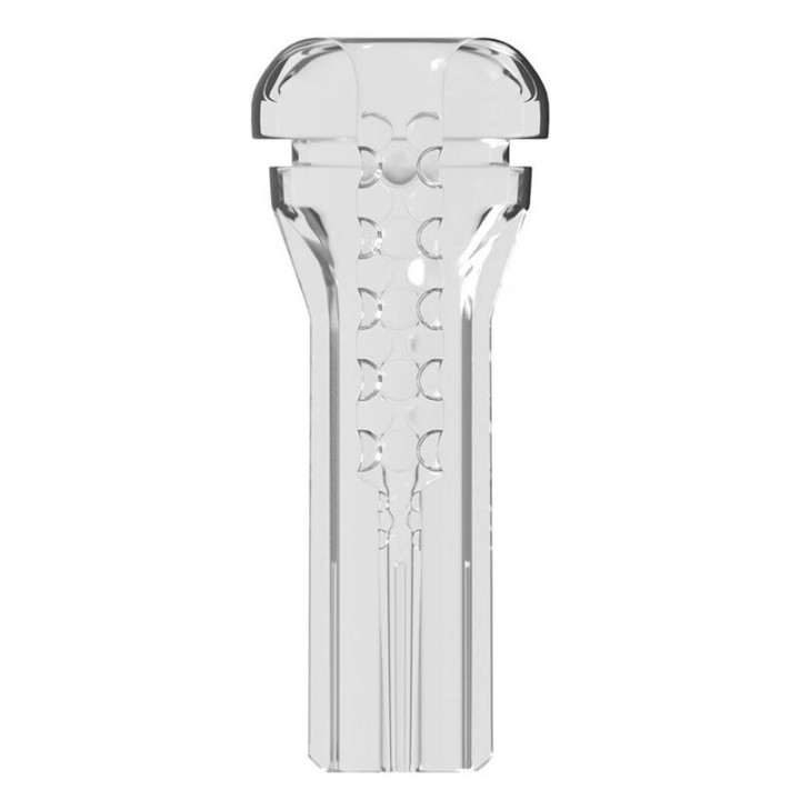 Viewtube Plus Transparenter Stroker mit Durchsicht und Ez-Grip, 21 cm von Pdx Elite