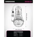 Viewtube Vac Xxl Transparenter Stroker mit Saugpumpe 27,3 cm von Pdx Elite