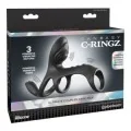 Ultimativer Paar-Cage-Max-Vibrations-Penisring 19,5 cm von Fantasy C-Ringz
