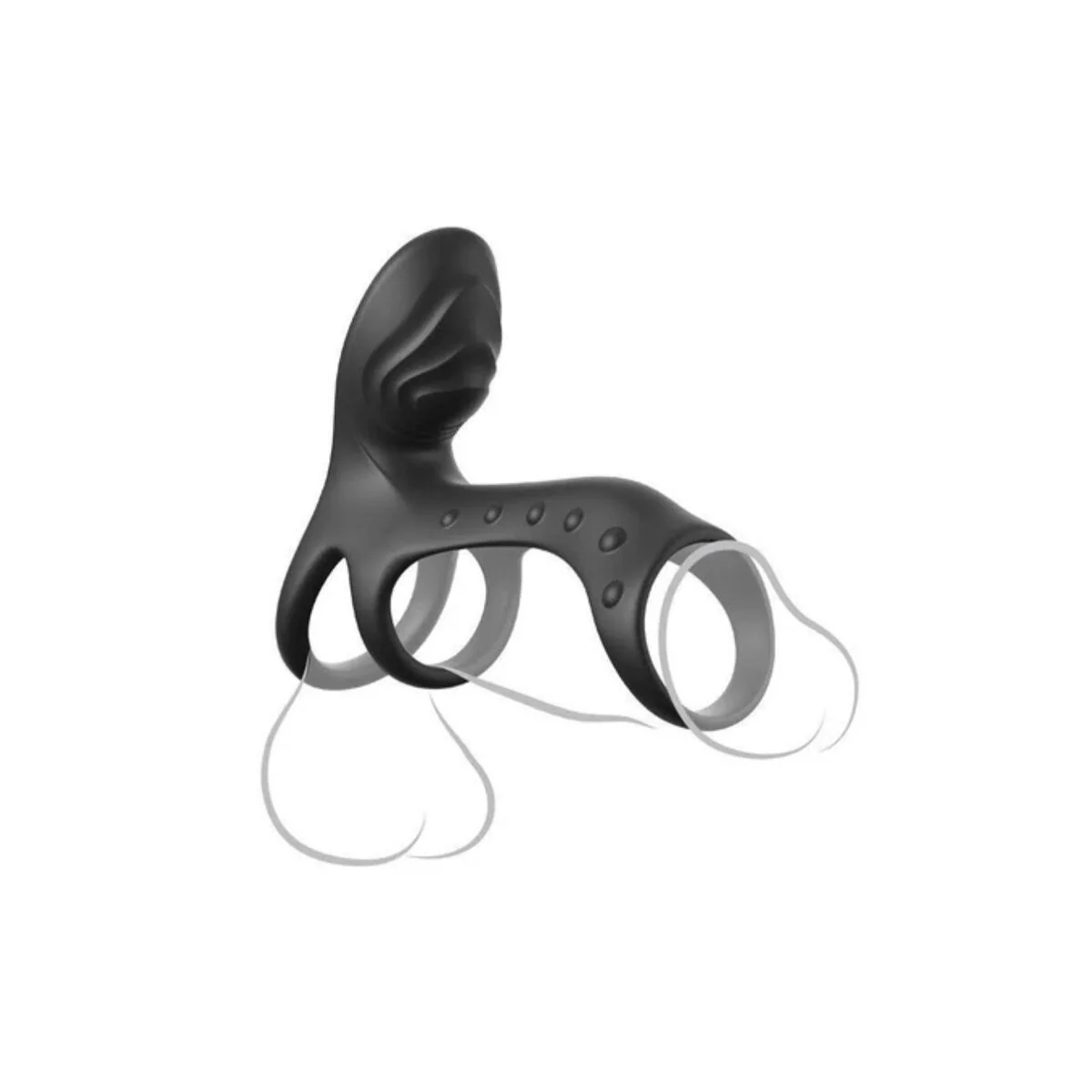 Ultimativer Paar-Cage-Pro-Vibrations-Penisring 19,5 cm von Fantasy C-Ringz