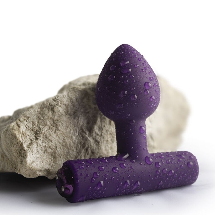 Wiederaufladbarer Mini-Zauberstab mit 16 Funktionen, Pfingstrosenrosa von Rocks-Off