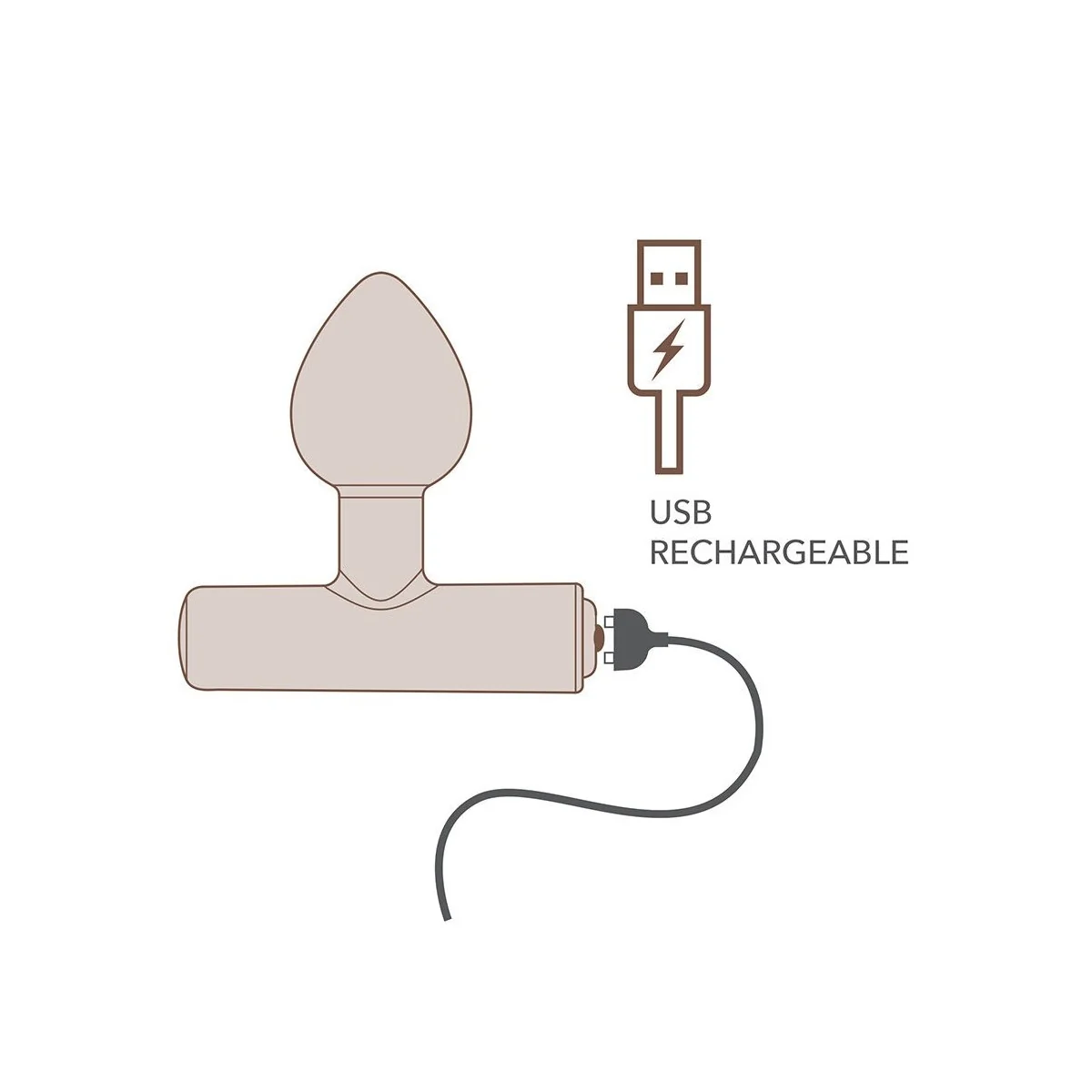 Wiederaufladbarer Mini-Zauberstab mit 16 Funktionen, Pfingstrosenrosa von Rocks-Off
