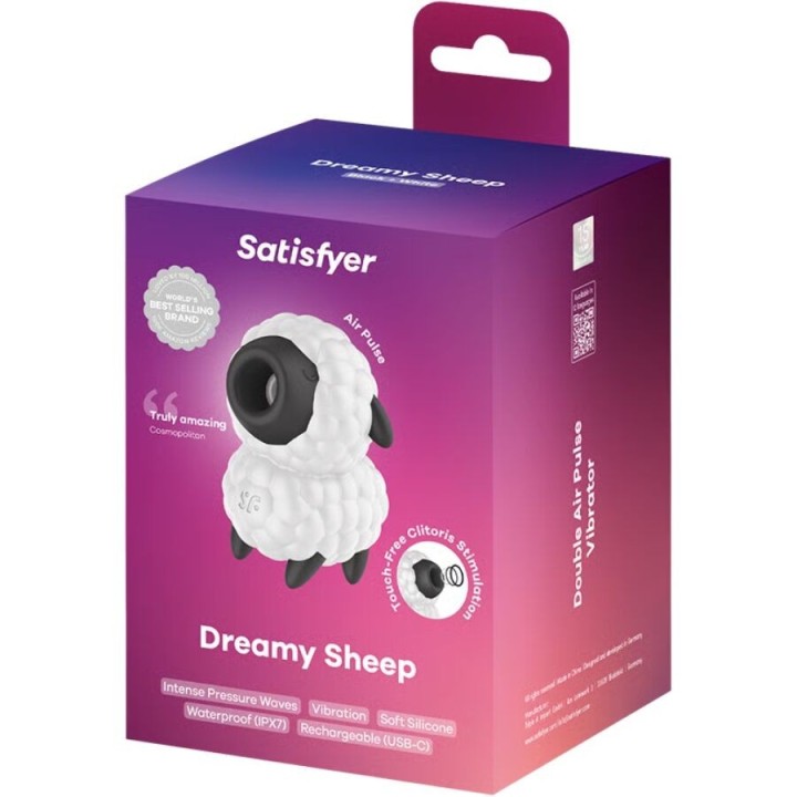 Traumhaftes Schaf-Vibrator & Luftpulsstimulator von Satisfyer Air Pulse | Fesselliebe.de