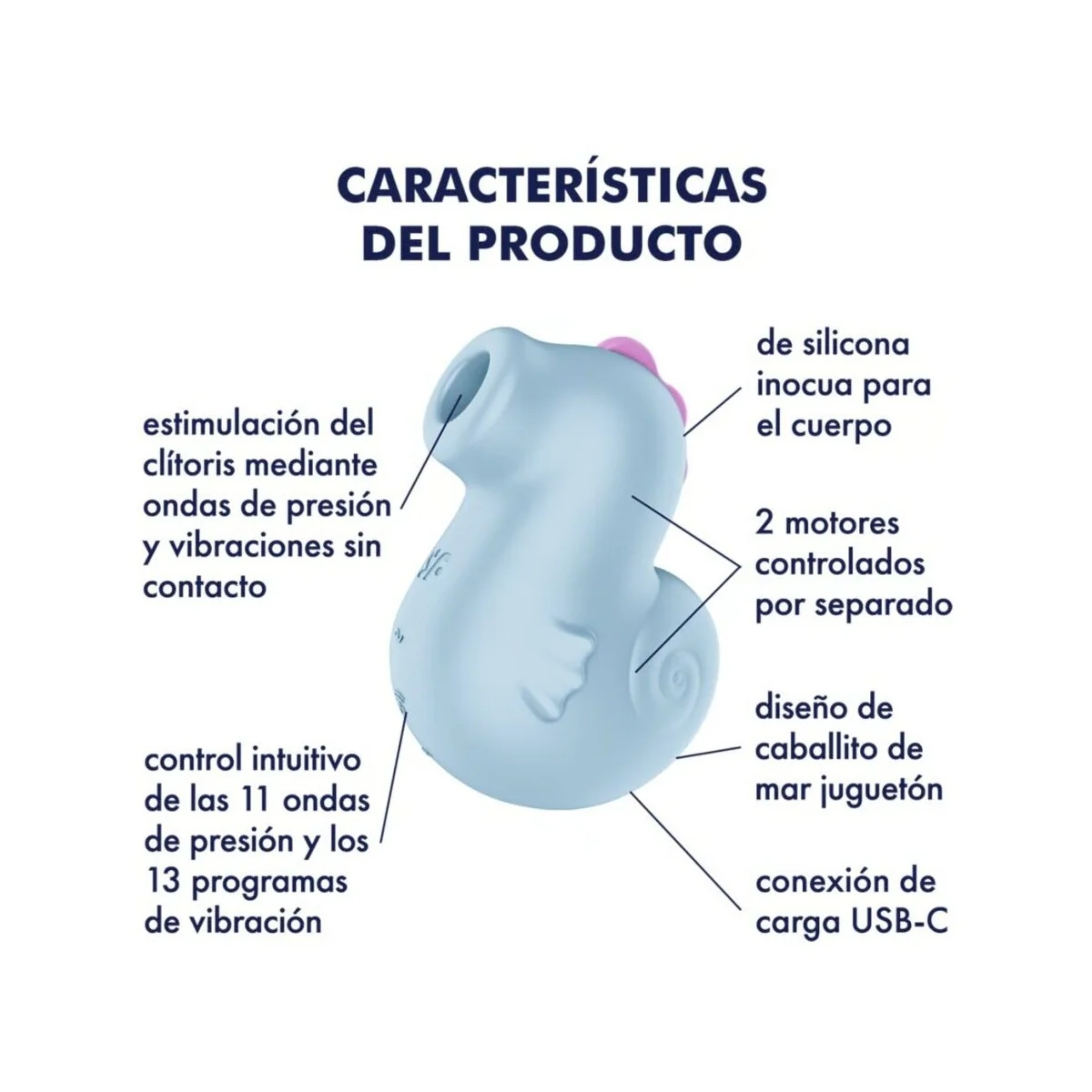 Sea Pony Vibrador & Estimulador Air Pulse von Satisfyer Air Pulse