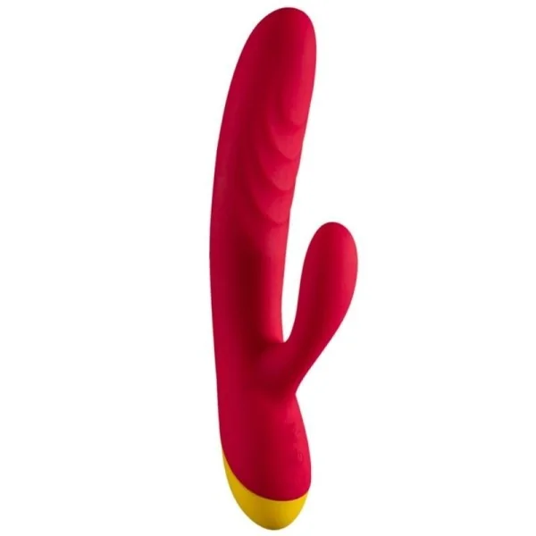 Jazz Wiederaufladbarer Hasenvibrator Rot von Romp