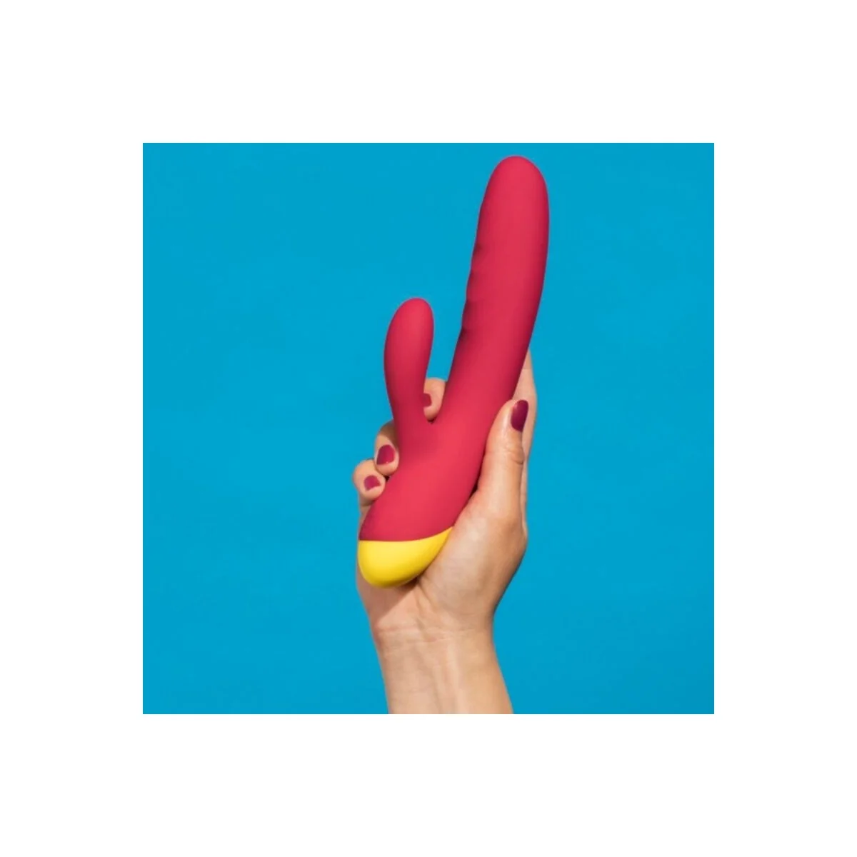 Jazz Wiederaufladbarer Hasenvibrator Rot von Romp