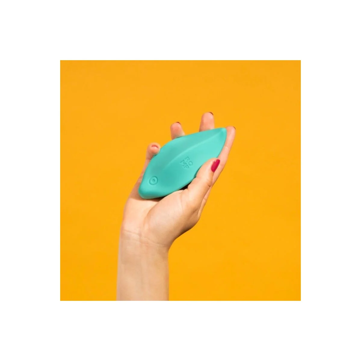 Wellenvibrator Klitorisstimulator, Ergonomische Form, Aquagrün von Romp