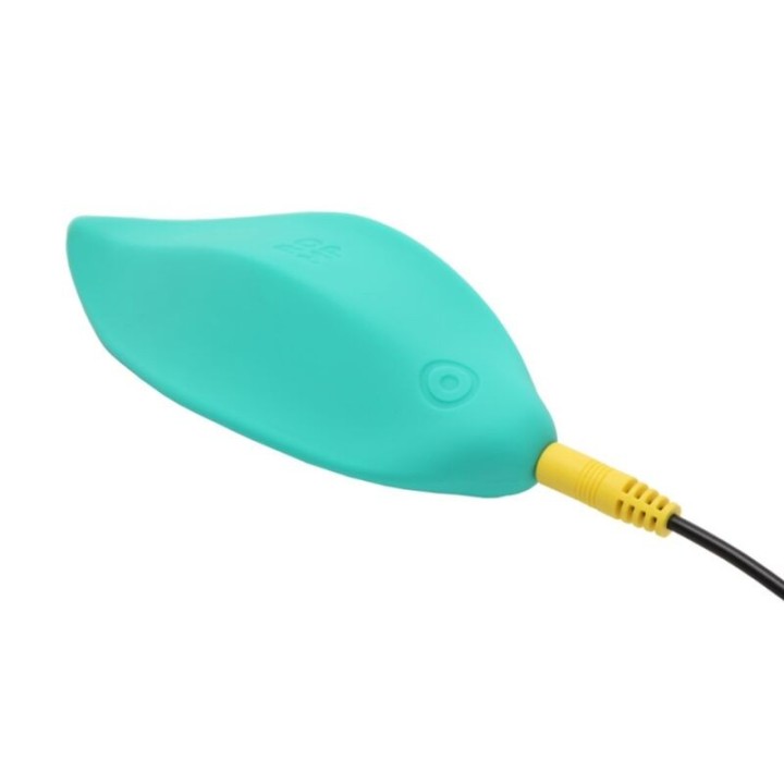 Wellenvibrator Klitorisstimulator, Ergonomische Form, Aquagrün von Romp