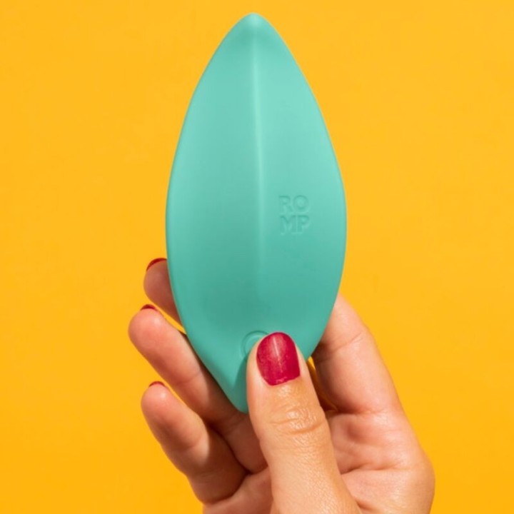 Wellenvibrator Klitorisstimulator, Ergonomische Form, Aquagrün von Romp