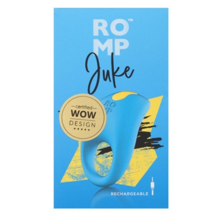 Juke Silikon-Penisring mit Klitorisstimulationsvibrator von Romp