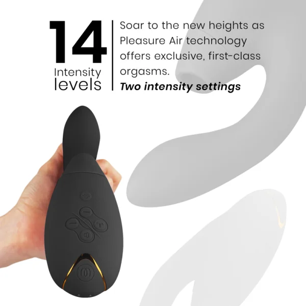 Duo 2 Stimulator Schwarz von Womanizer | Fesselliebe.de
