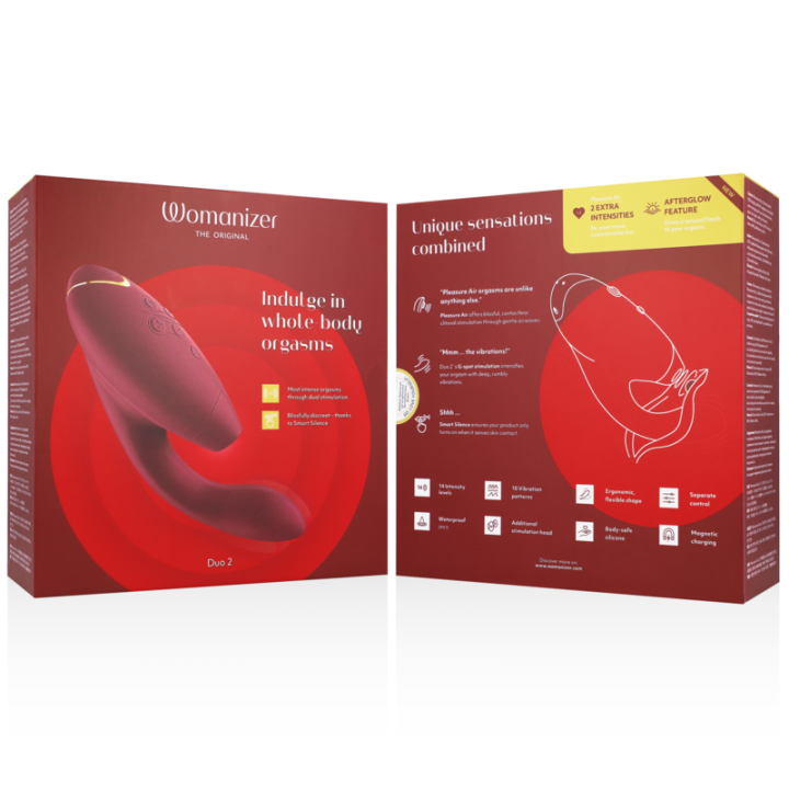 Duo 2 Stimulator Bordeaux von Womanizer | Fesselliebe.de