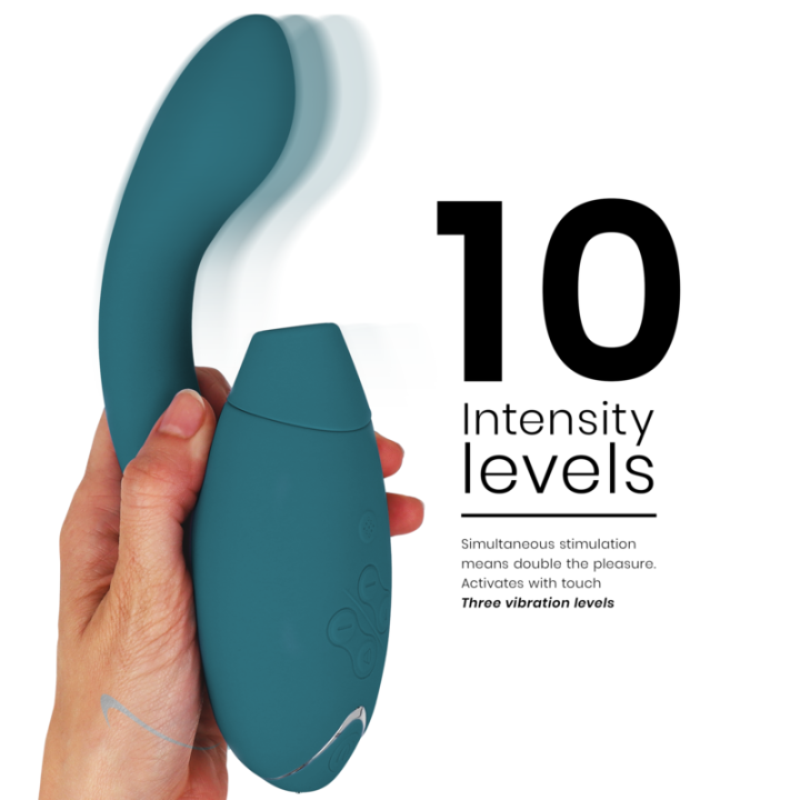 Duo 2 Stimulator Blaues Benzin von Womanizer | Fesselliebe.de