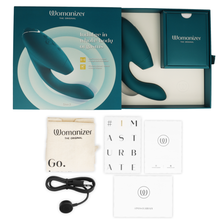 Duo 2 Stimulator Blaues Benzin von Womanizer | Fesselliebe.de