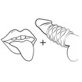 Mosh Transparenter Männermasturbator mit 6 cm Wendbarer Hülle von Romp