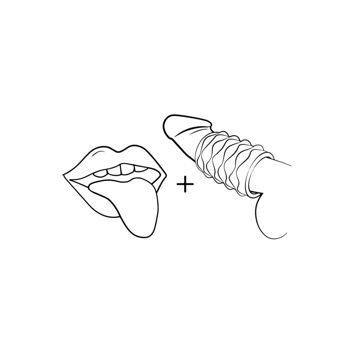Mosh Transparenter Männermasturbator mit 6 cm Wendbarer Hülle von Romp