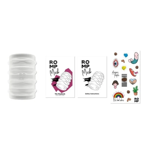 Mosh Transparenter Männermasturbator mit 6 cm Wendbarer Hülle von Romp