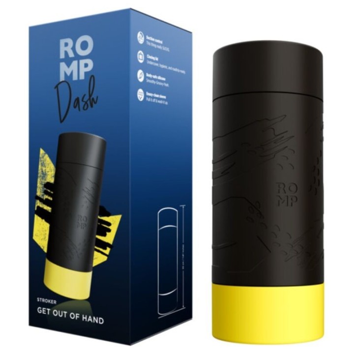 Dash Männlicher Masturbator mit Saugregelung 20 cm von Romp